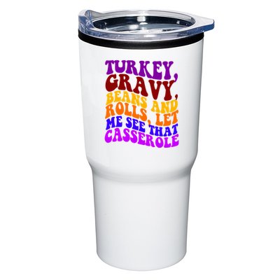 Turkey Gravy Beans And Rolls Let Me See That Casserole Tumbler