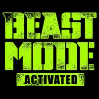 Trendy Graphic Beast Mode Activated Wool Snapback Cap