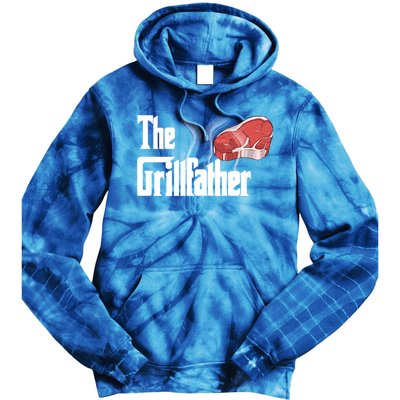 The Grillfather Bbq Grill Smoker Barbecue Grilling Gift Meaningful Gift Tie Dye Hoodie