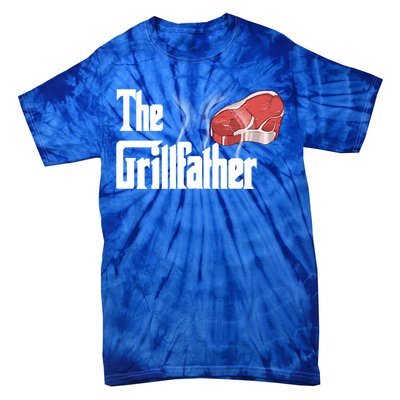 The Grillfather Bbq Grill Smoker Barbecue Grilling Gift Meaningful Gift Tie-Dye T-Shirt