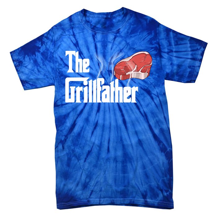 The Grillfather Bbq Grill Smoker Barbecue Grilling Gift Meaningful Gift Tie-Dye T-Shirt