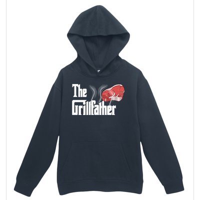 The Grillfather Bbq Grill Smoker Barbecue Grilling Gift Meaningful Gift Urban Pullover Hoodie