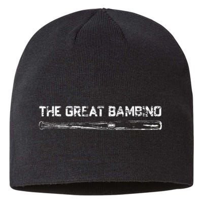 The Great Bambino Baseball Legend Sports Gift Light Sustainable Beanie