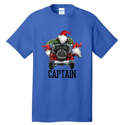 Thankful Grateful Blessed Captain Grandpa Gift Meaningful Gift Tall T-Shirt