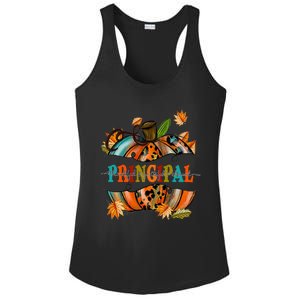 Thankful Grateful Blessed Principal Graphic Pumpkin Autumn Gift Ladies PosiCharge Competitor Racerback Tank