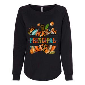 Thankful Grateful Blessed Principal Graphic Pumpkin Autumn Gift Womens California Wash Sweatshirt