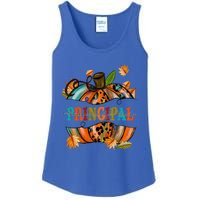 Thankful Grateful Blessed Principal Graphic Pumpkin Autumn Gift Ladies Essential Tank