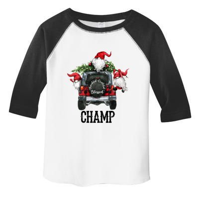 Thankful Grateful Blessed Champ Grandpa Gift Toddler Fine Jersey T-Shirt