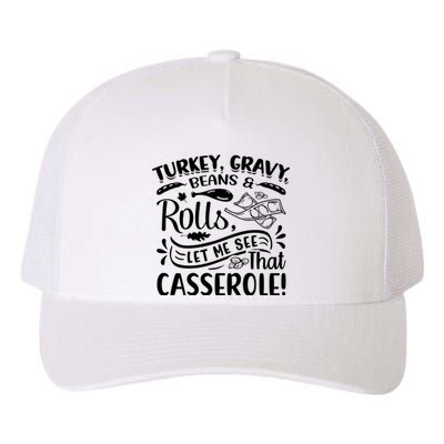 Turkey Gravy Beans & Rolls For Thanksgiving Yupoong Adult 5-Panel Trucker Hat