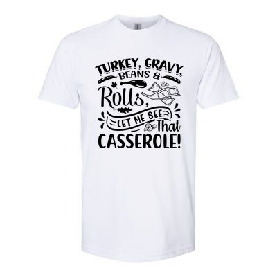 Turkey Gravy Beans & Rolls For Thanksgiving Softstyle CVC T-Shirt