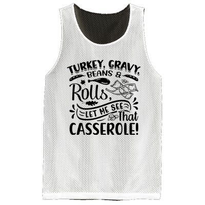 Turkey Gravy Beans & Rolls For Thanksgiving Mesh Reversible Basketball Jersey Tank