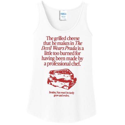 The Grilled Cheese From The Devil Wears Prada Is Burned Ladies Essential Tank