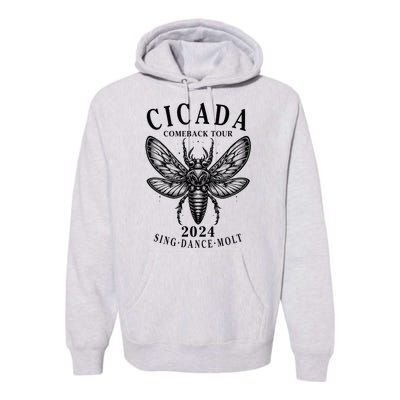 The Great Cicada Comeback 2024 Insect Invasion Cicadas Premium Hoodie