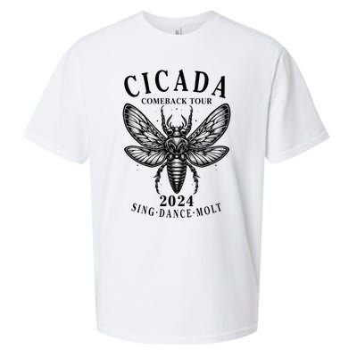 The Great Cicada Comeback 2024 Insect Invasion Cicadas Sueded Cloud Jersey T-Shirt