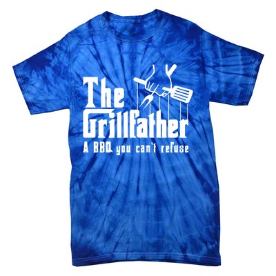 The Grillfather Cool Grill Barbecue Bbq Gift Tie-Dye T-Shirt