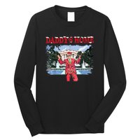 Trump Girl Christmas 2024 Daddys Home Long Sleeve Shirt