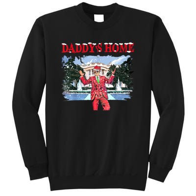 Trump Girl Christmas 2024 Daddys Home Sweatshirt