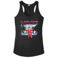 Trump Girl Christmas 2024 Daddys Home Ladies PosiCharge Competitor Racerback Tank