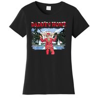 Trump Girl Christmas 2024 Daddys Home Women's T-Shirt