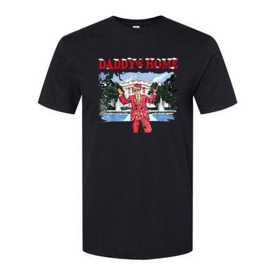 Trump Girl Christmas 2024 Daddys Home Softstyle CVC T-Shirt