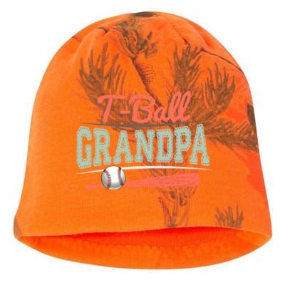 T-Ball Grandpa Cute Tee-Ball Grandchild Tball Game Day Match Kati - Camo Knit Beanie