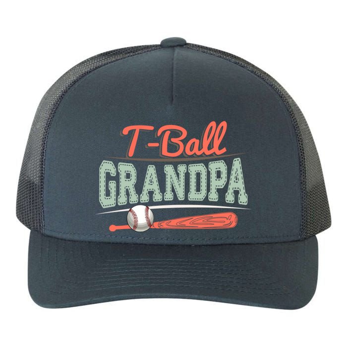 T-Ball Grandpa Cute Tee-Ball Grandchild Tball Game Day Match Yupoong Adult 5-Panel Trucker Hat