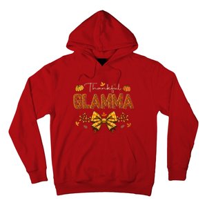 Thankful Glamma Coquette Fall Pumpkin Thanksgiving Hoodie