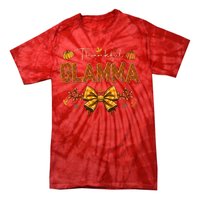 Thankful Glamma Coquette Fall Pumpkin Thanksgiving Tie-Dye T-Shirt