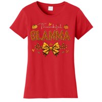 Thankful Glamma Coquette Fall Pumpkin Thanksgiving Women's T-Shirt