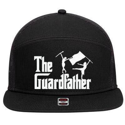 The Guardfather Color Guard Dad 7 Panel Mesh Trucker Snapback Hat