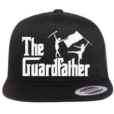 The Guardfather Color Guard Dad Flat Bill Trucker Hat