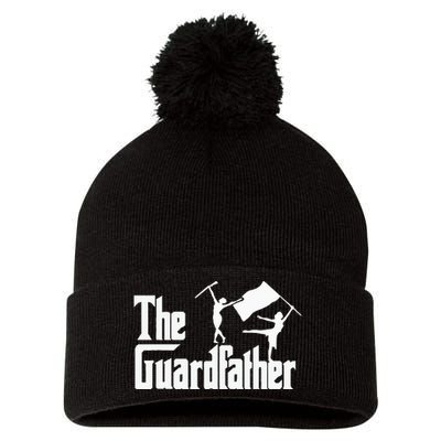 The Guardfather Color Guard Dad Pom Pom 12in Knit Beanie