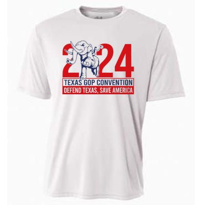 Texas Gop Convention Defend Texas Save America Cooling Performance Crew T-Shirt