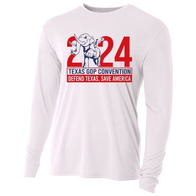 Texas Gop Convention Defend Texas Save America Cooling Performance Long Sleeve Crew