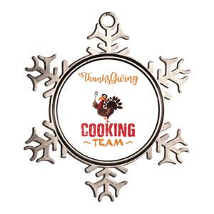 Thanksgiving Gift Cooking Team Tees Mom Grandma Gift Metallic Star Ornament