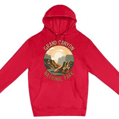 The Grand Canyon National Park Design Premium Pullover Hoodie