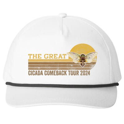 The Great Cicada Comeback 2024 Snapback Five-Panel Rope Hat