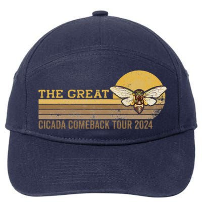 The Great Cicada Comeback 2024 7-Panel Snapback Hat