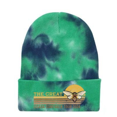 The Great Cicada Comeback 2024 Tie Dye 12in Knit Beanie