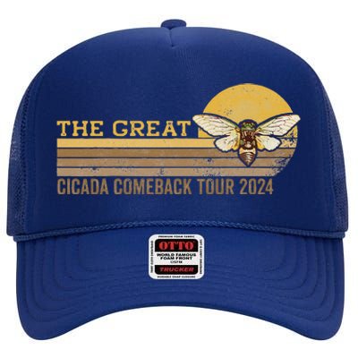 The Great Cicada Comeback 2024 High Crown Mesh Back Trucker Hat