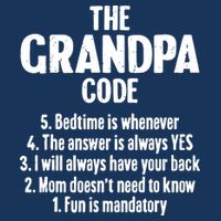 The Grandpa Code Cool Best Grandfather Humor Joke Infant Baby Jersey Bodysuit