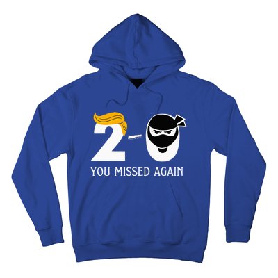 Trump Golf Course Gunshots 20 You Missed Again Hoodie