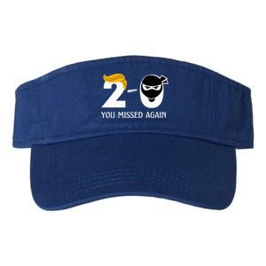 Trump Golf Course Gunshots 20 You Missed Again Valucap Bio-Washed Visor