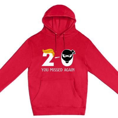 Trump Golf Course Gunshots 20 You Missed Again Premium Pullover Hoodie