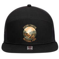The Grand Canyon National Park Design 7 Panel Mesh Trucker Snapback Hat
