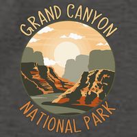 The Grand Canyon National Park Design Vector Backpack