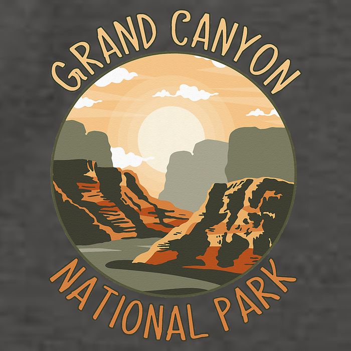 The Grand Canyon National Park Design Vector Backpack