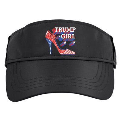 Trump Girl Cute High Heel American Usa Flag Adult Drive Performance Visor