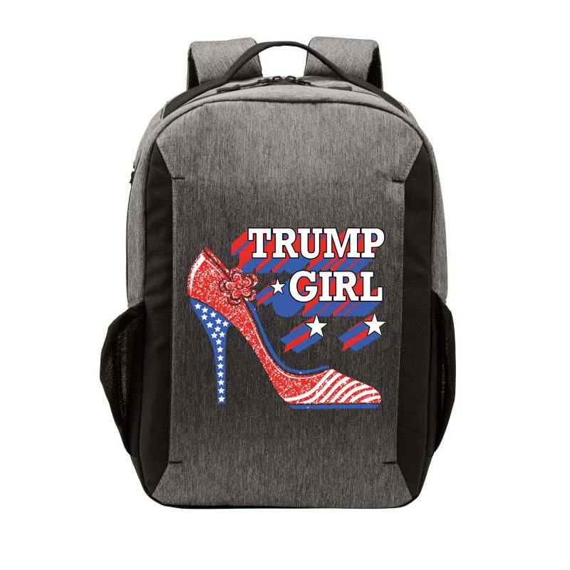 Trump Girl Cute High Heel American Usa Flag Vector Backpack