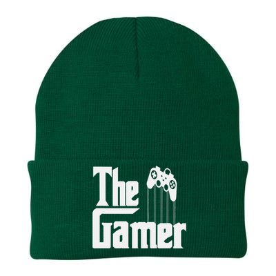 The Gamer Console Game Mode Funny Gaming Gear Noob Slayer Knit Cap Winter Beanie